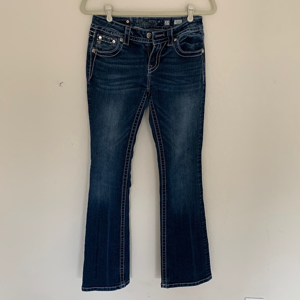 miss me girls mid rise boot jean